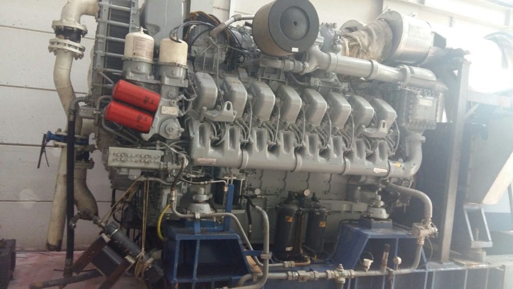 Flowtech Energy: MTU 16V 4000 Marine Generator Used [RM]